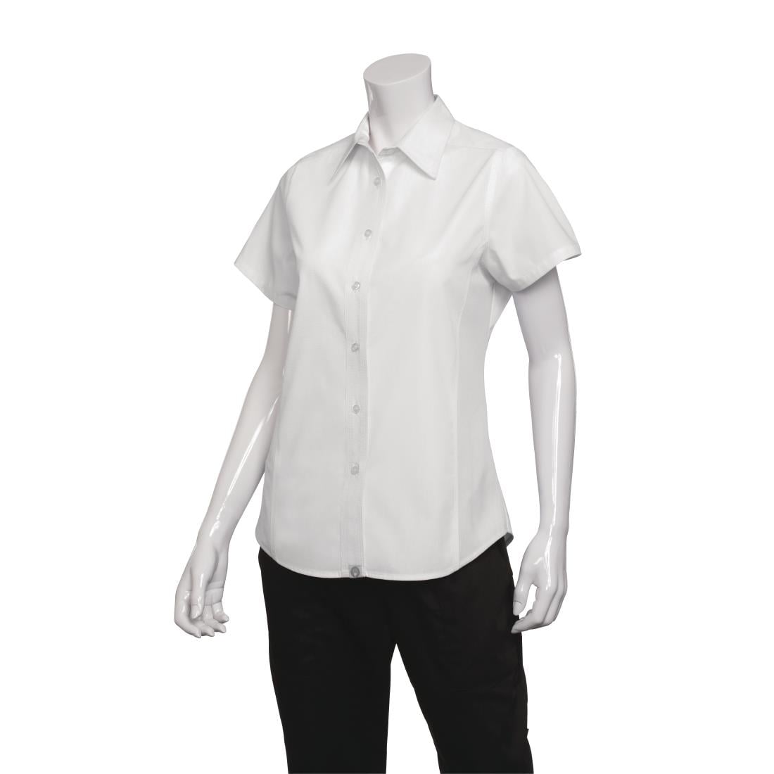 Chef Works Womens Cool Vent Chefs Shirt White 2XL