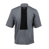 B185-S Chef Works Valais Signature Series Unisex Chefs Jacket Grey S