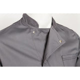 B185-XL Chef Works Valais Signature Series Unisex Chefs Jacket Grey XL