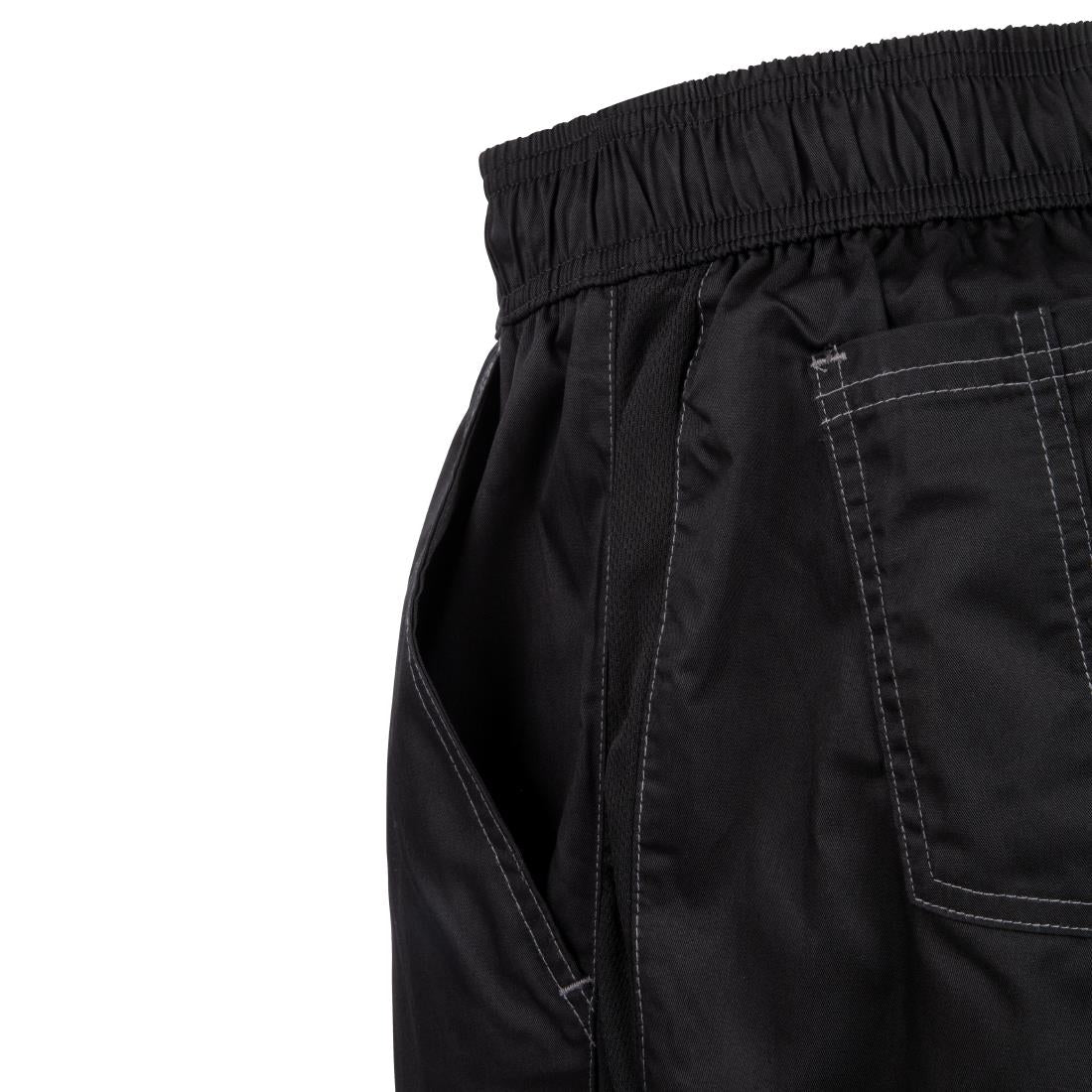 Chef Works Unisex Cool Vent Baggy Chefs Trousers Black L