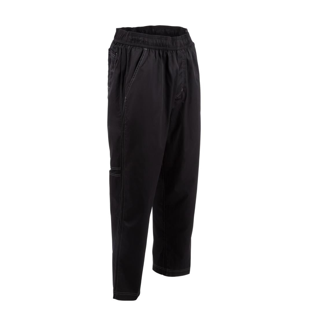 Chef Works Unisex Cool Vent Baggy Chefs Trousers Black L