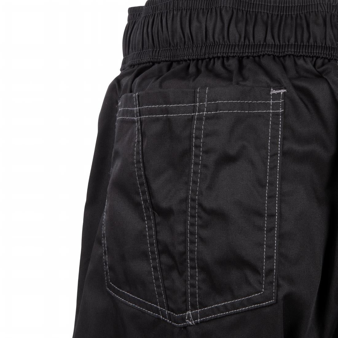 Chef Works Unisex Cool Vent Baggy Chefs Trousers Black L