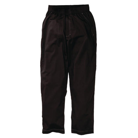 Chef Works Unisex Cool Vent Baggy Chefs Trousers Black L