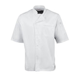 B205-M Chef Works Valais Signature Series Unisex Chefs Jacket White M