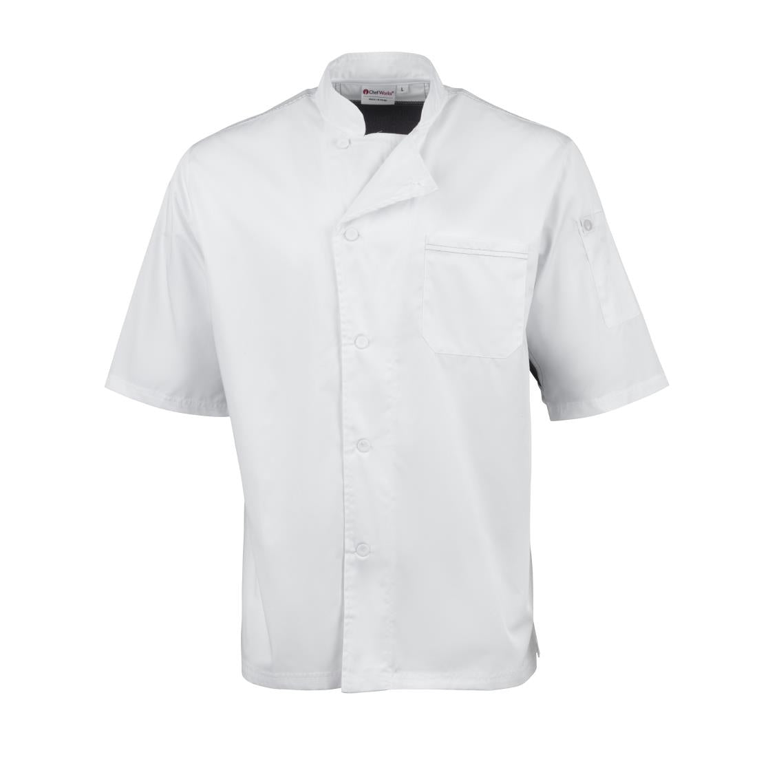 B205-XL Chef Works Valais Signature Series Unisex Chefs Jacket White XL