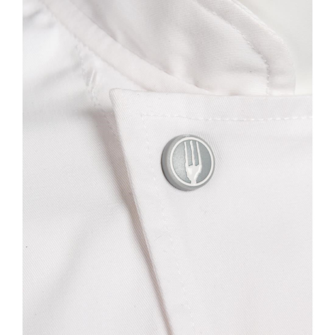 B205-S Chef Works Valais Signature Series Unisex Chefs Jacket White S