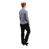 B217-L Chef Works Womens Gingham Shirt Black L - JD Catering Equipment Solutions Ltd