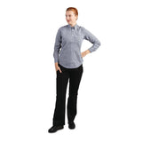 B217-M Chef Works Womens Gingham Shirt Black M - JD Catering Equipment Solutions Ltd