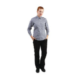 B217-L Chef Works Womens Gingham Shirt Black L - JD Catering Equipment Solutions Ltd