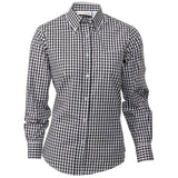 B217-M Chef Works Womens Gingham Shirt Black M - JD Catering Equipment Solutions Ltd