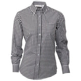 B217-XS Chef Works Womens Gingham Shirt Black XS - JD Catering Equipment Solutions Ltd