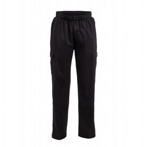 Chef Works Unisex Classic Fit Cargo Chefs Trousers Black M