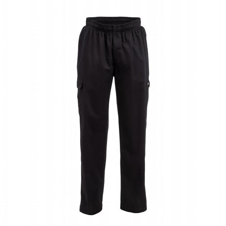 Chef Works Unisex Classic Fit Cargo Chefs Trousers Black M