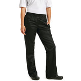 B223 Chef Works Womens Basic Baggy Chefs Trousers Black