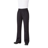 B223 Chef Works Womens Basic Baggy Chefs Trousers Black