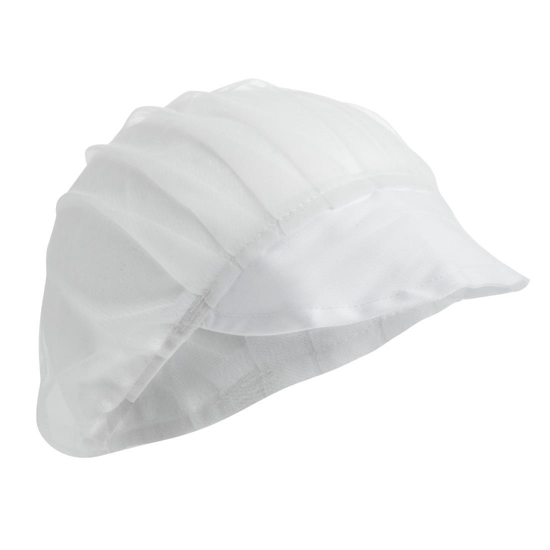 B226 Whites Net Peaked Hat White