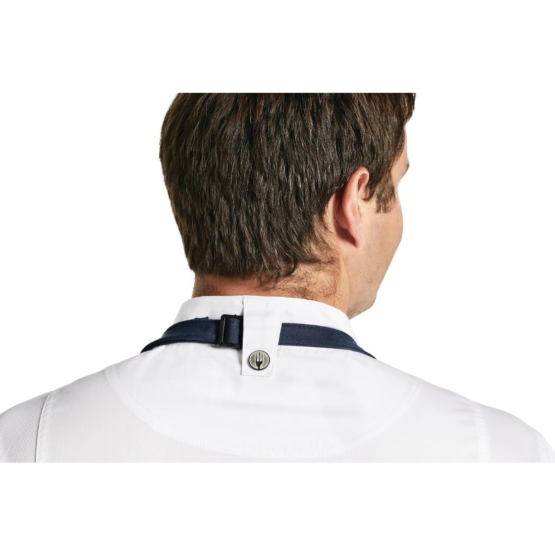 B471-L Chef Works Springfield Zipper Mens Chefs Jacket White L