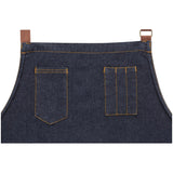 B721 Chef Works Urban Memphis Bib Apron Indigo