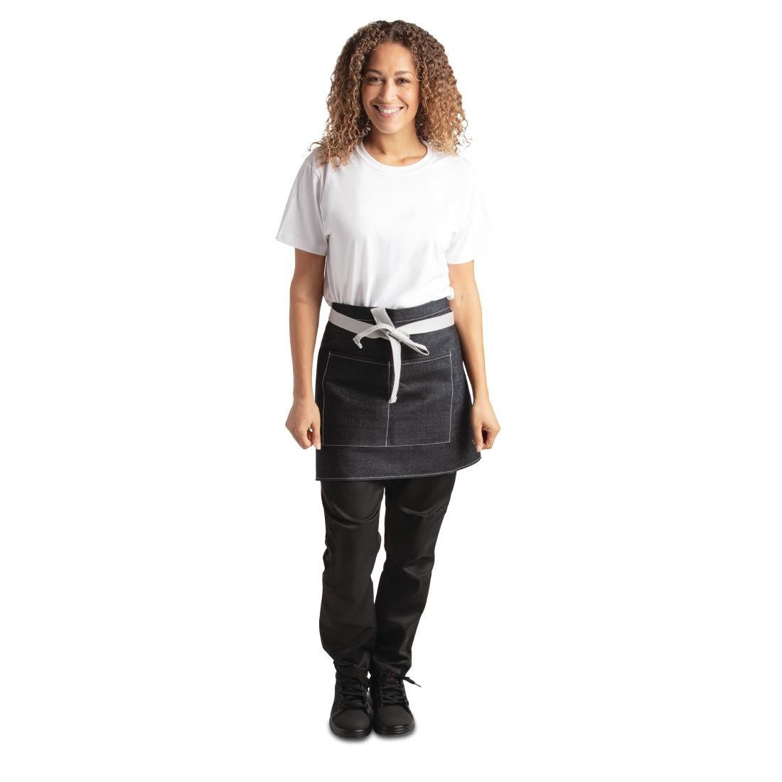 B995 Whites Southside Waist Apron Denim Black 760mm