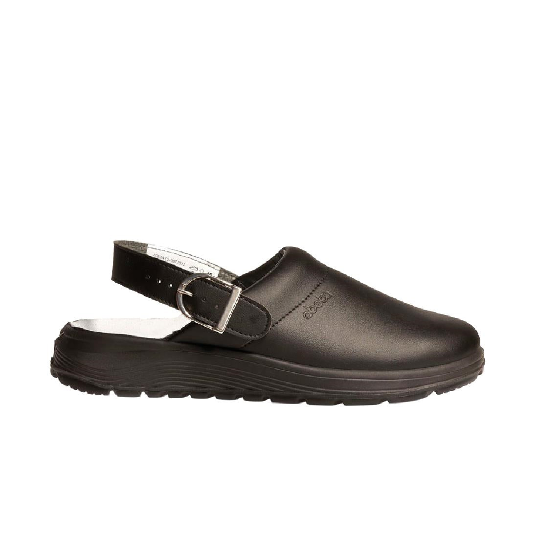 BA007-44 Abeba Microfibre Active Clog Black Size 44
