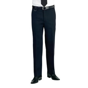 BA052-28 Brook Taverner Mens Short Leg Mars Black Waiting Trousers Size 28" - JD Catering Equipment Solutions Ltd