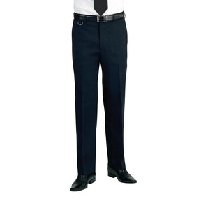 BA051-34 Brook Taverner Mens Long Leg Mars Black Waiting Trousers Size 34" - JD Catering Equipment Solutions Ltd