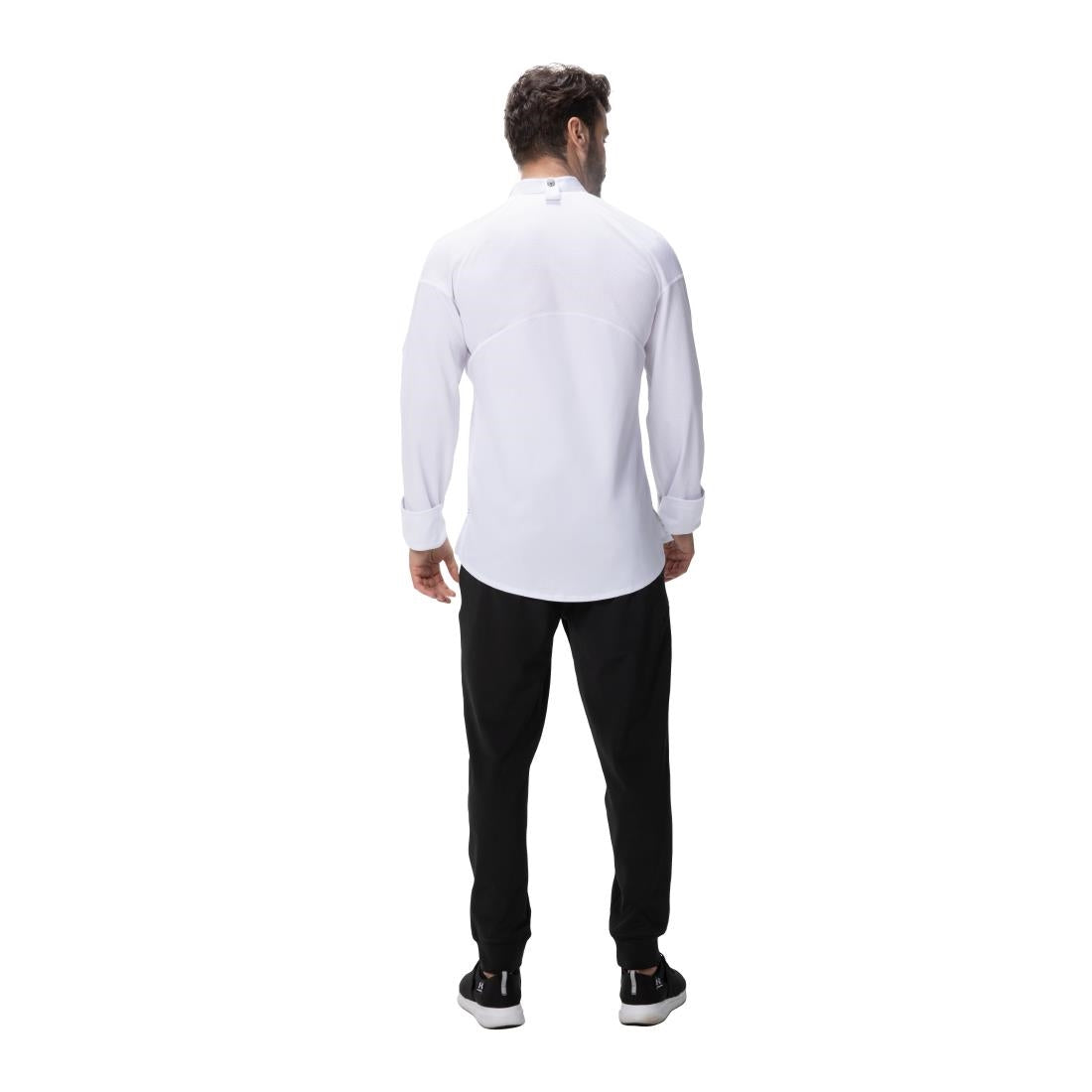 BA071-M Chef Works Tulum Sustainable Chef Jacket White M