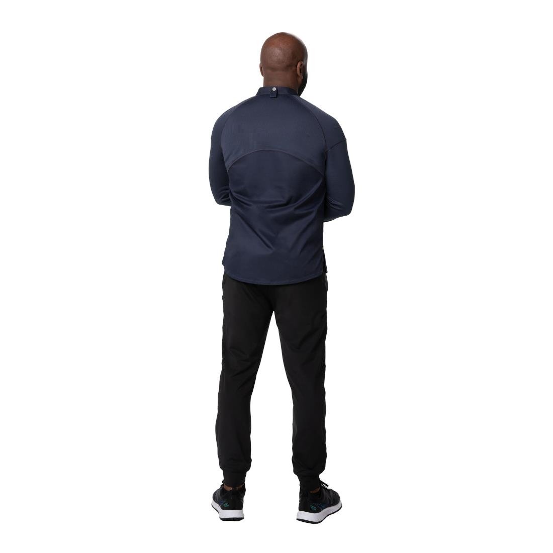 BA073-XL Chef Works Tulum Sustainable Chef Jacket Grey XL