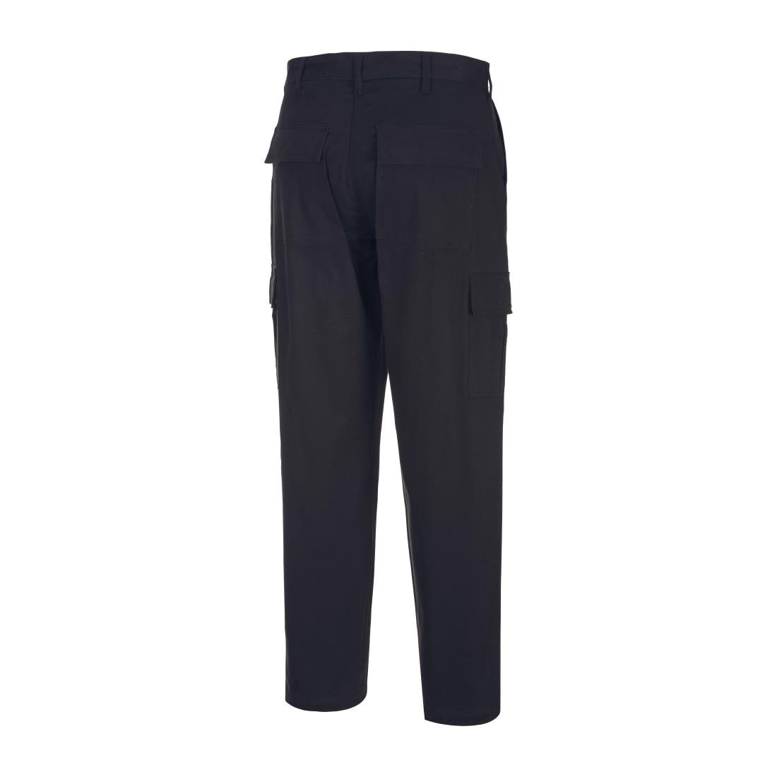 BA088-12 Portwest Eco Women's Stretch Cargo Trousers Black Size 12