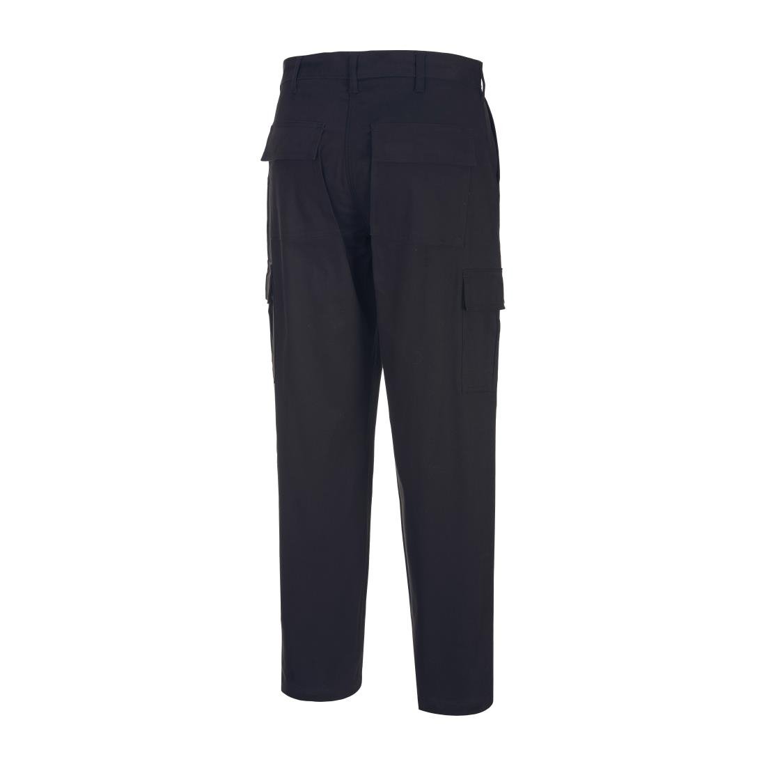 BA088-18 Portwest Eco Women's Stretch Cargo Trousers Black Size 18