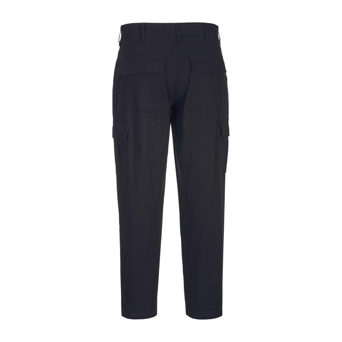 BA088-8 Portwest Eco Women's Stretch Cargo Trousers Black Size 8