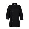 BA110-L Whites Ladies Fitted Chef Jacket Black Size L