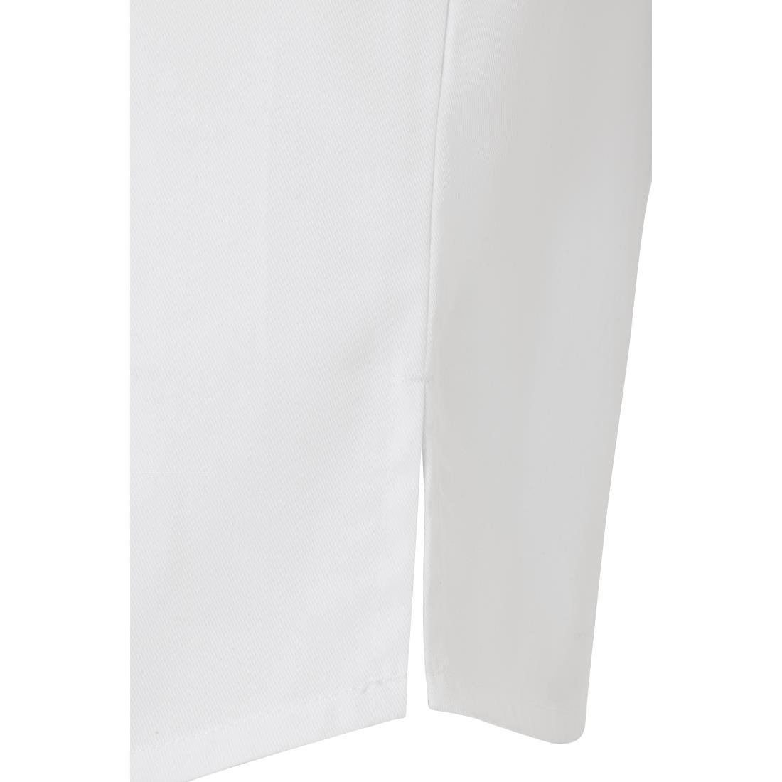BA116-S Southside Harlem Chefs Jacket White Short Sleeve Mesh Size S
