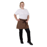 BA121 Southside Waist Apron Denim Tan (Brown Ties) - 700x430mm