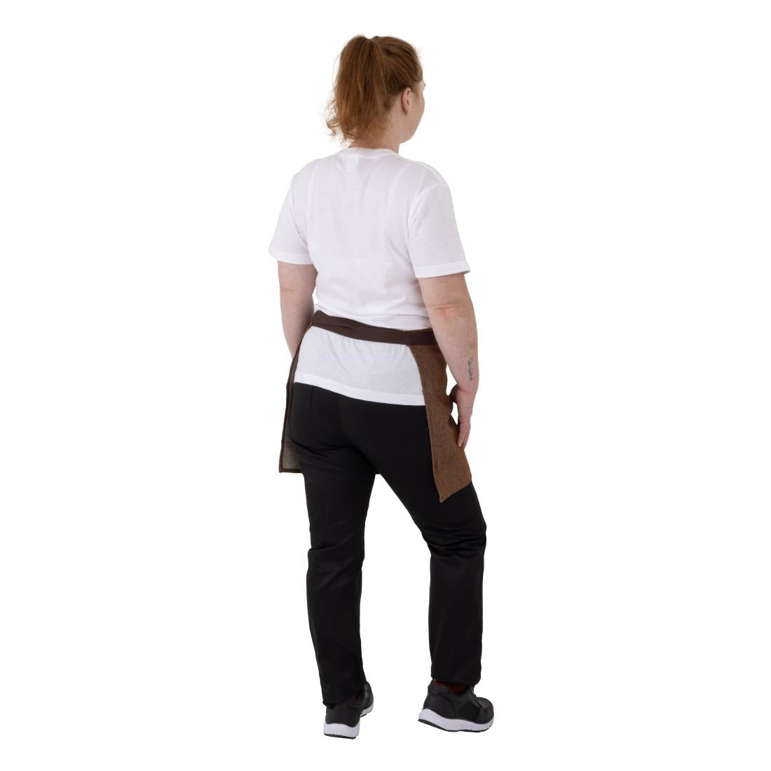 BA121 Southside Waist Apron Denim Tan (Brown Ties) - 700x430mm