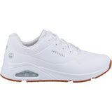 BA156-41 Skechers Mens UNO Slip Resistant Trainers 41 White