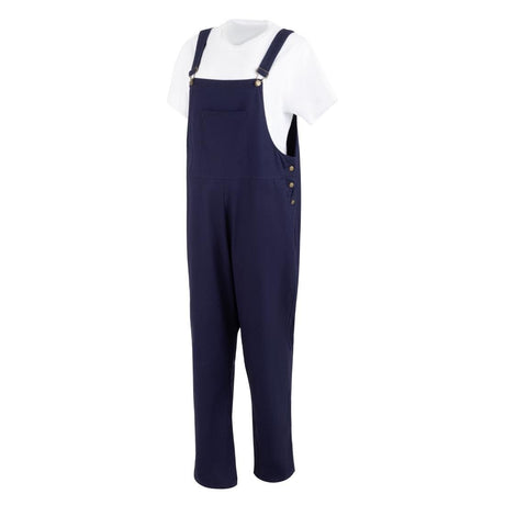 BA174-L Southside Bib & Brace Cotton Canvas Dungarees Navy L