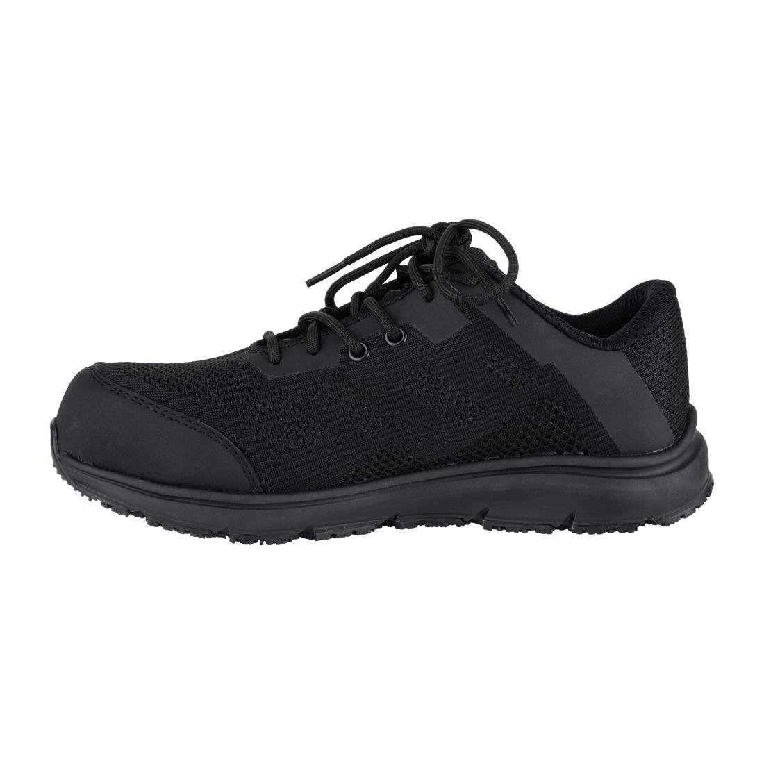 BA177-42 Slipbuster Safety Mesh Trainer Super Comfort Sole Black - Size 42