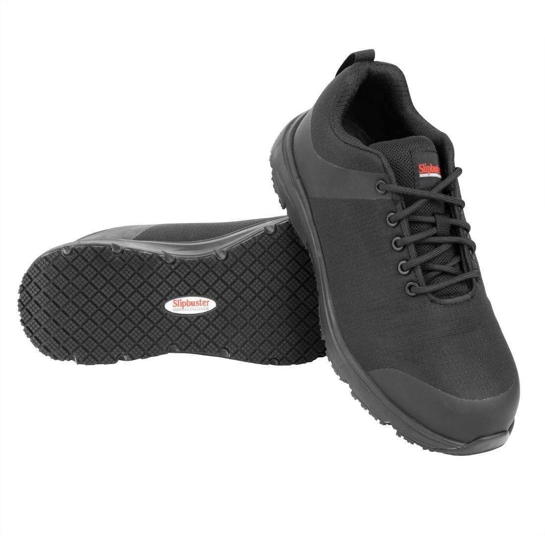 BA178-46 Slipbuster Flyknit Mesh Safety Trainers Black Size 46