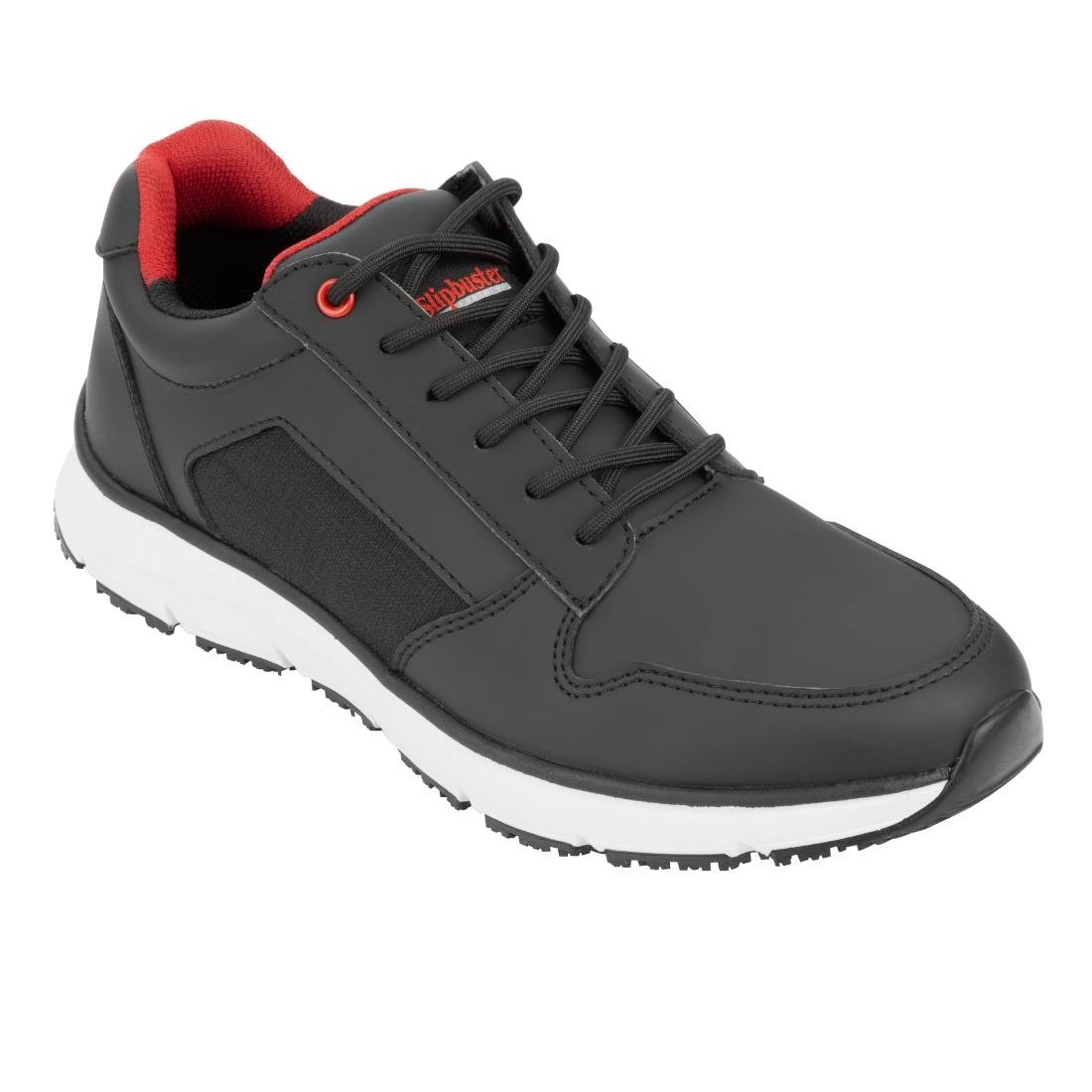 BA179-41 Slipbuster Microfibre Trainer Super Comfort Sole Black - Size 41
