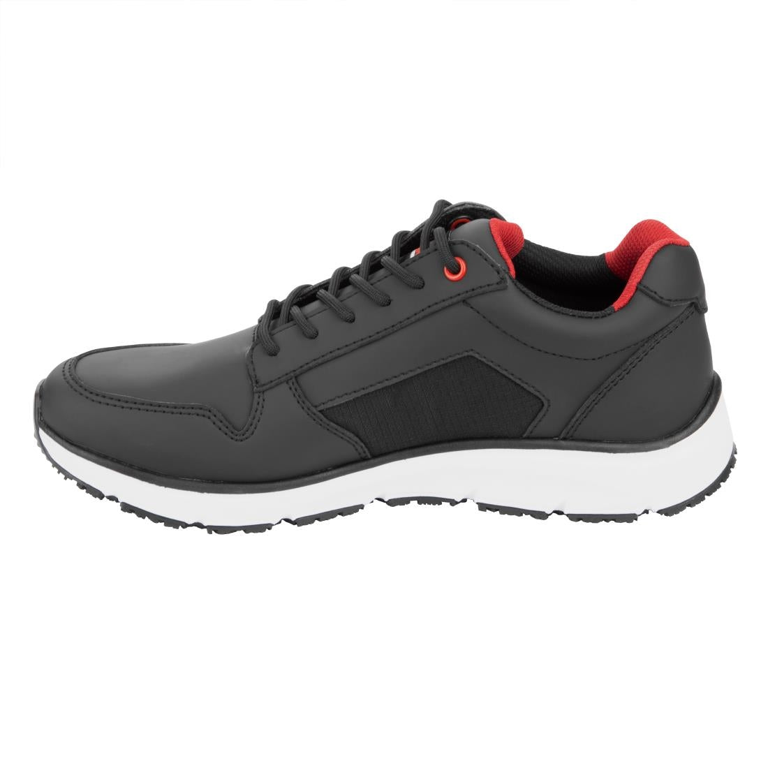 BA179-37 Slipbuster Microfibre Trainer Super Comfort Sole Black - Size 37