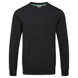 BA180-XL Portwest Black Organic Cotton Recyclable Sweatshirt Size XL