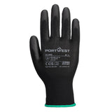 BA183-L Portwest Black PU Palm Glove Size L