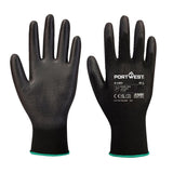 BA183-XL Portwest Black PU Palm Glove Size XL