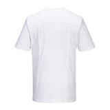 BA189-L Portwest Chef T-Shirt Mesh White Size L