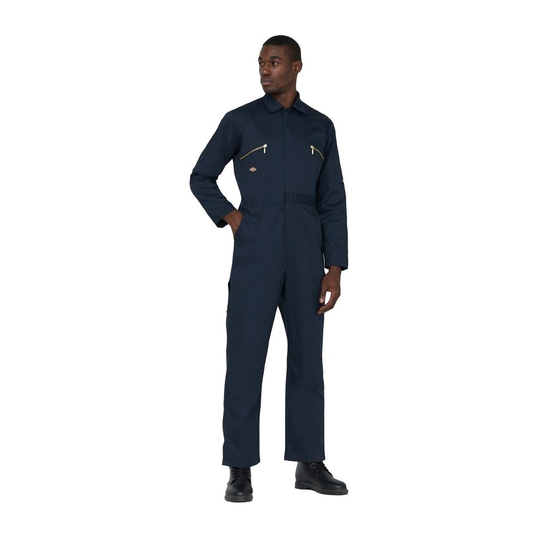 BA194-XL - Dickies Mens Redhawk Coverall Navy Size XL