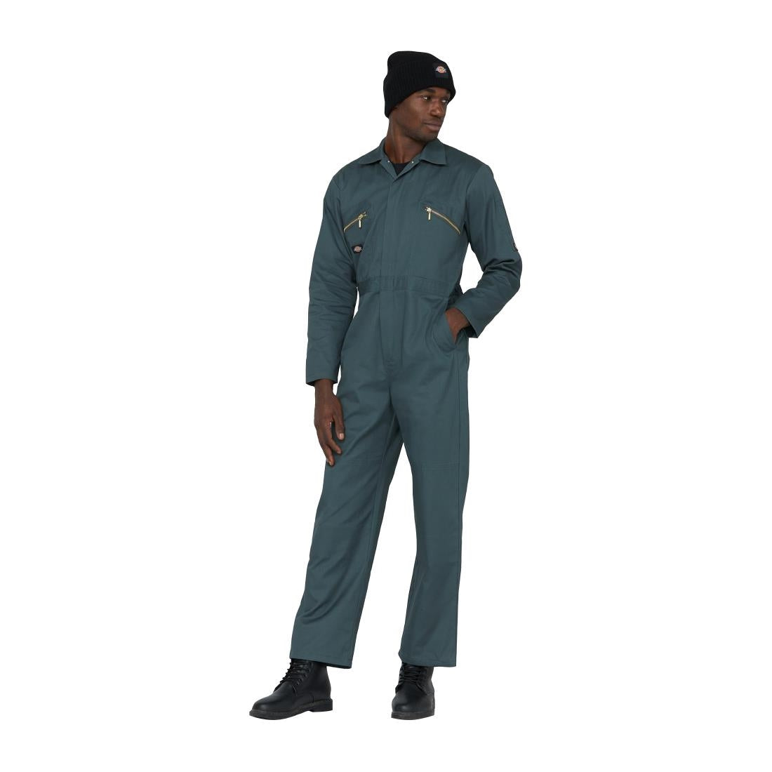 BA195-S - Dickies Mens Redhawk Coverall Forest Size S
