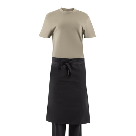 BA203 Southside Cotton Canvas Bistro Apron Black