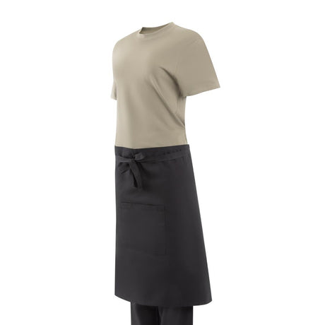 BA203 Southside Cotton Canvas Bistro Apron Black