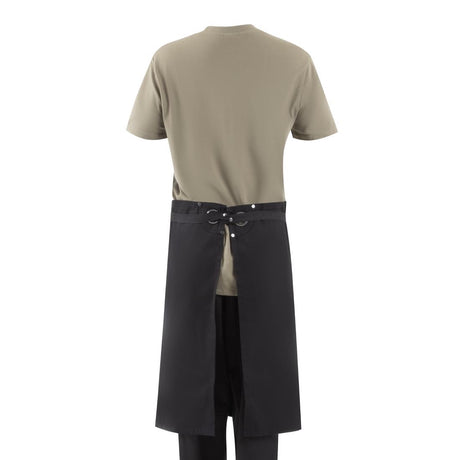 BA203 Southside Cotton Canvas Bistro Apron Black